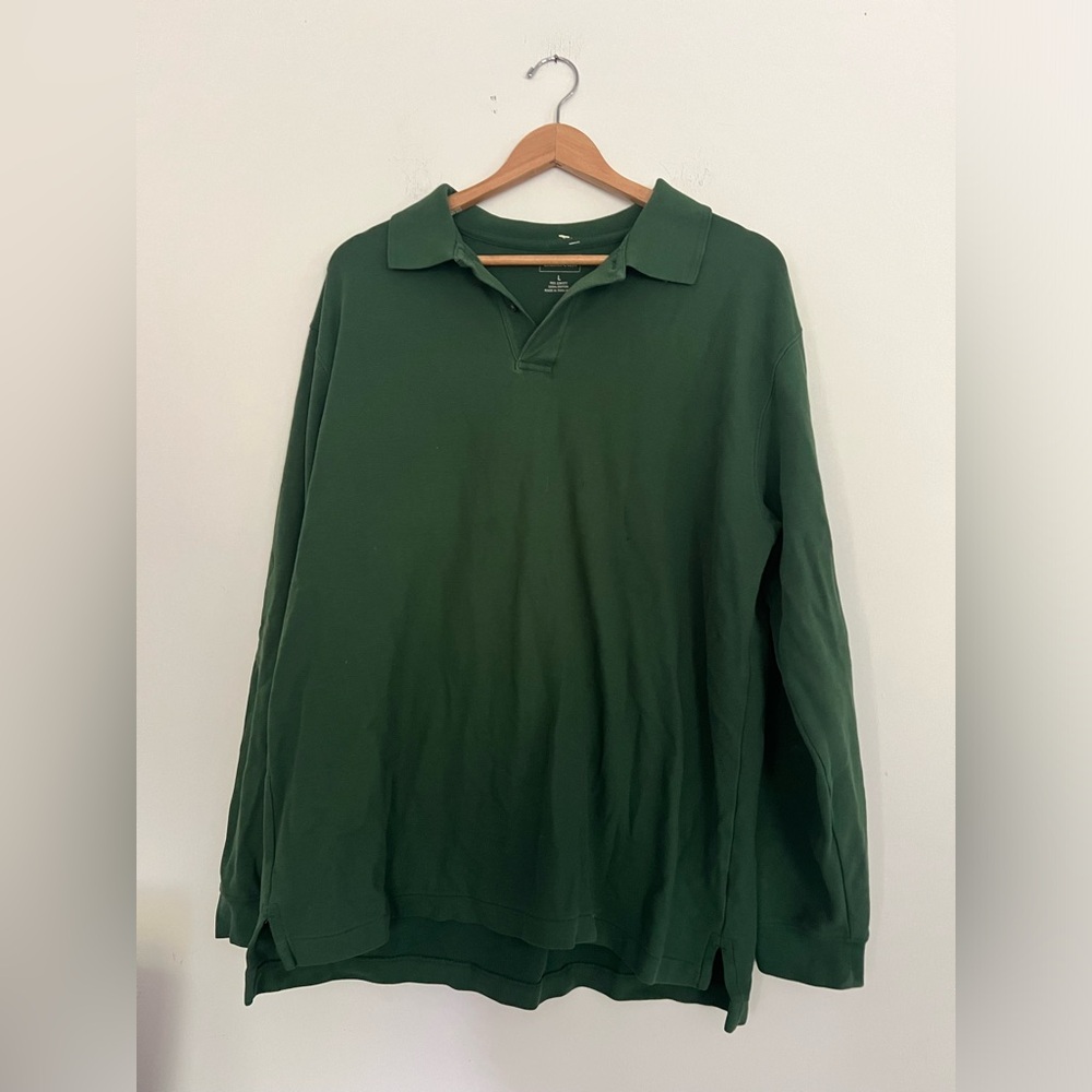 LLBean Men’s Collared Shirt size L